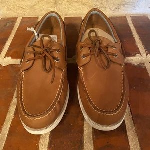 A/0 2-Eye Plushwave Tan Sperry